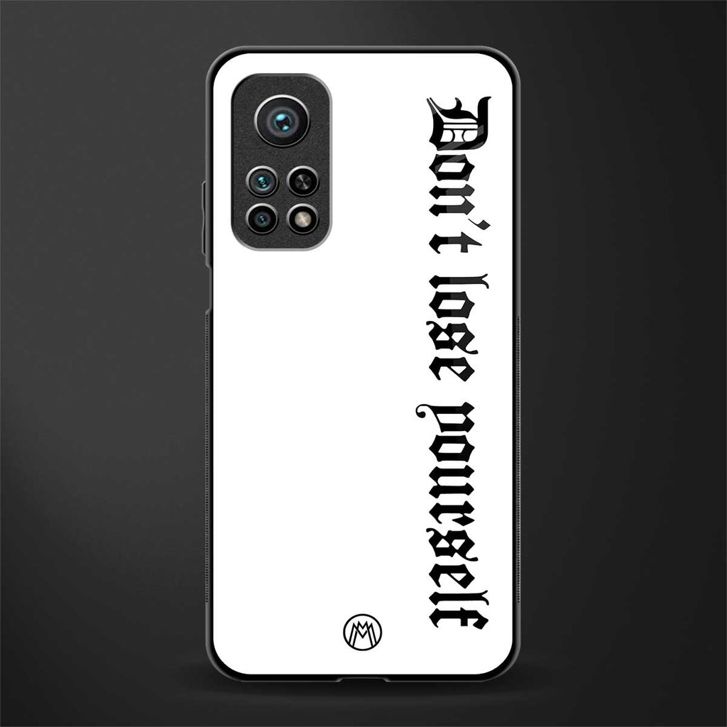 don't lose yourself glass case for mi 10t pro image