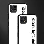 don't lose yourself glass case for samsung galaxy a22 5g image-2