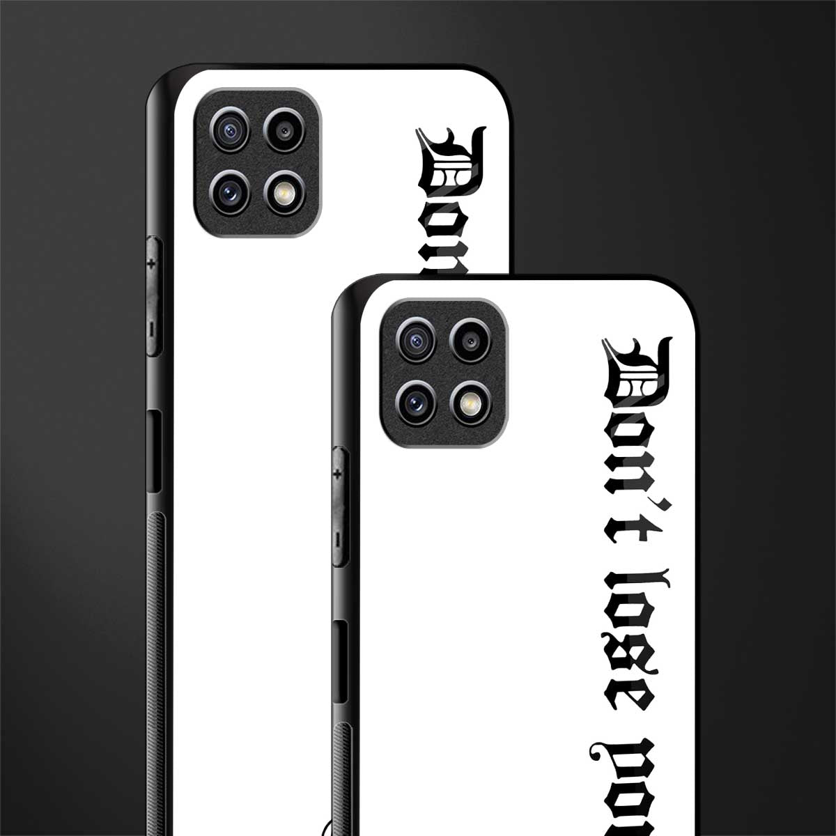 don't lose yourself glass case for samsung galaxy a22 5g image-2