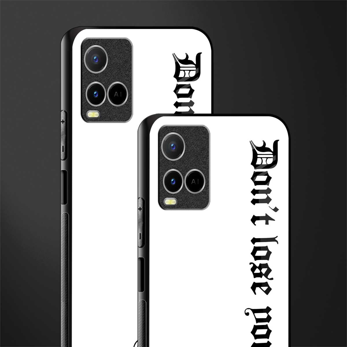 don't lose yourself glass case for vivo y21s image-2