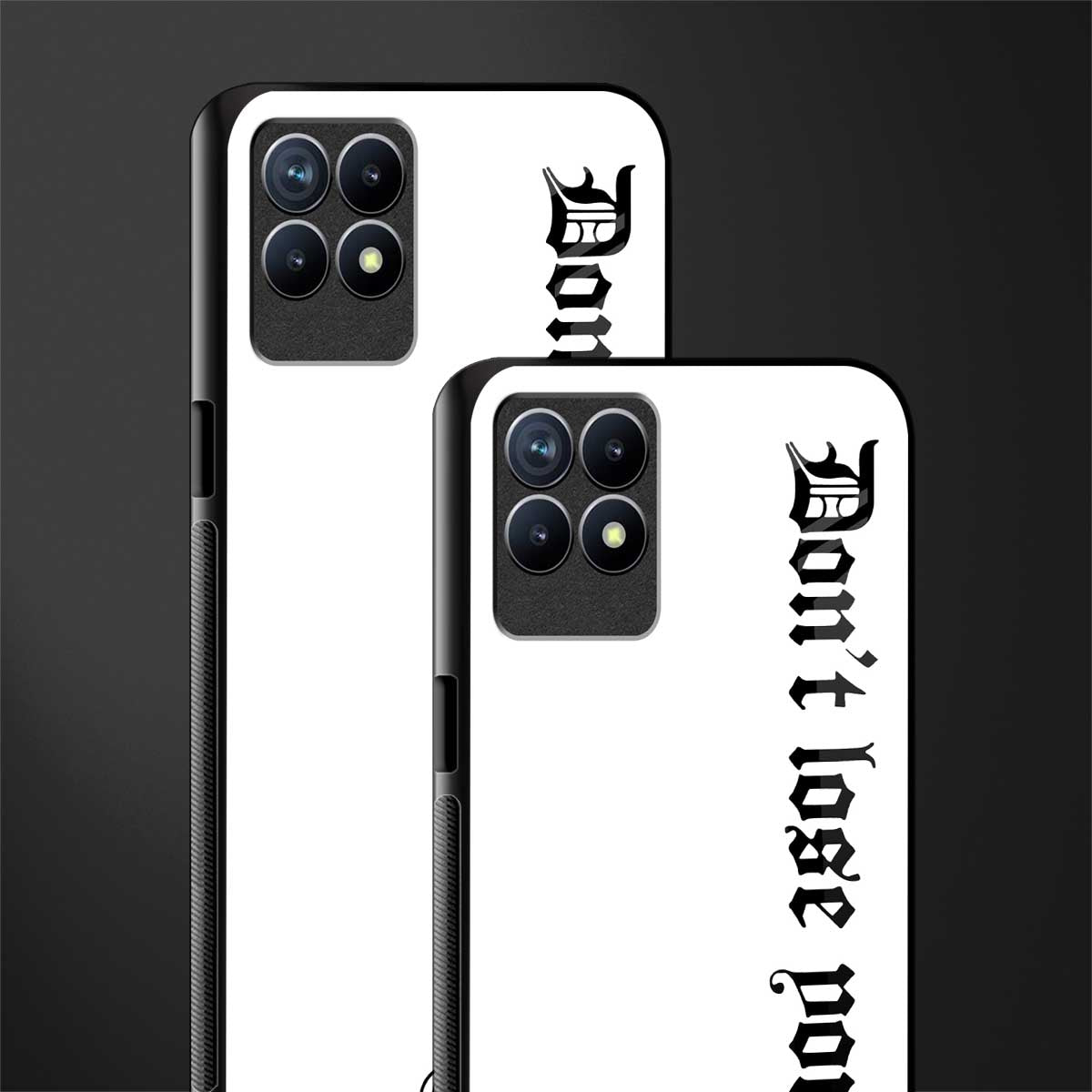 don't lose yourself glass case for realme 8i image-2
