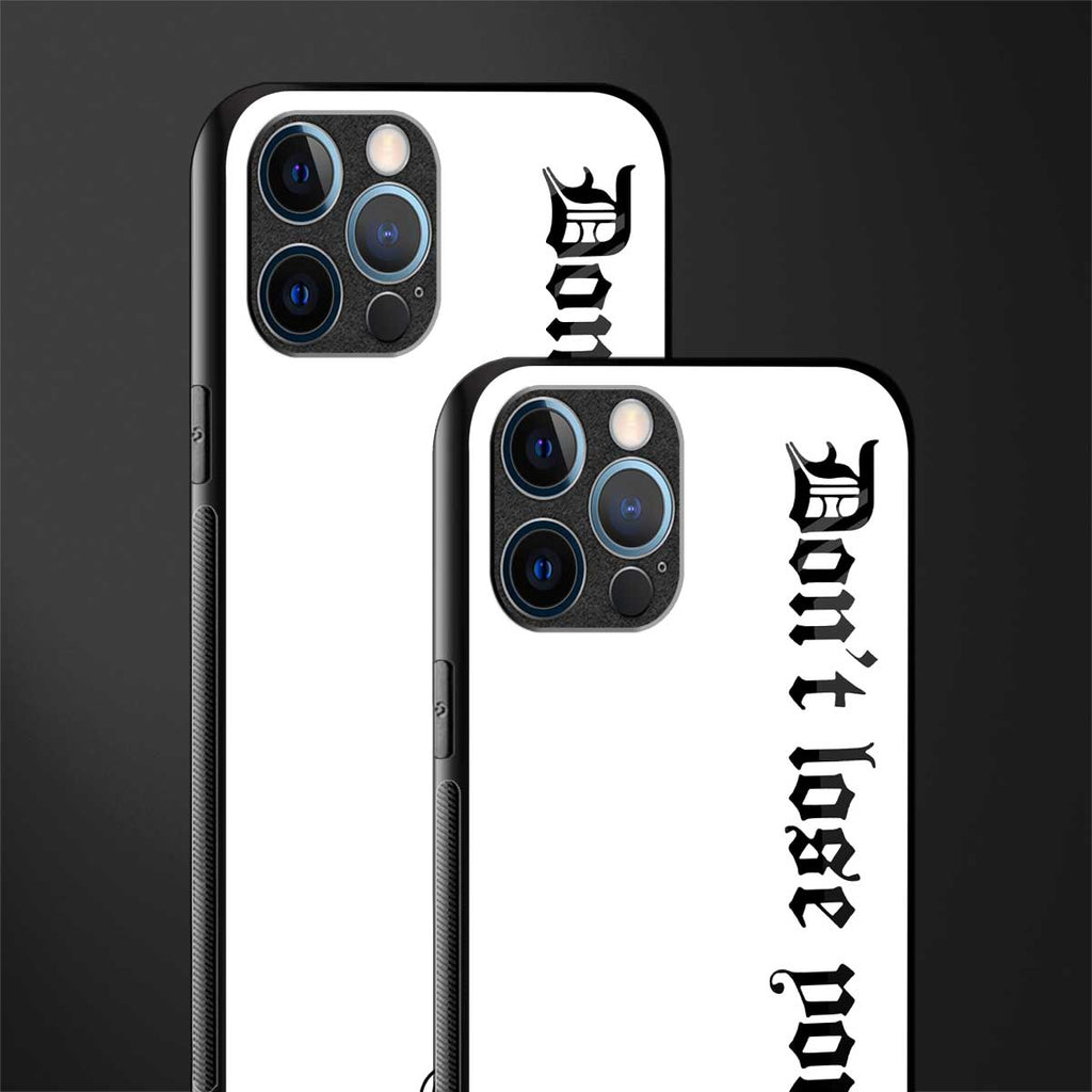don't lose yourself glass case for iphone 12 pro max image-2