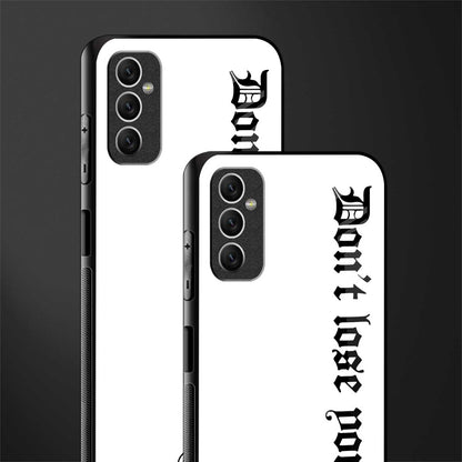 don't lose yourself glass case for samsung galaxy m52 5g image-2