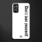 don't lose yourself glass case for samsung galaxy m52 5g image