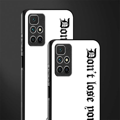 don't lose yourself glass case for redmi 10 prime image-2