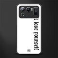 don't lose yourself glass case for mi 11 ultra 5g image