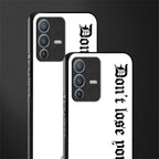 don't lose yourself glass case for vivo v23 pro 5g image-2
