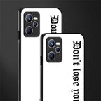 don't lose yourself glass case for realme c35 image-2