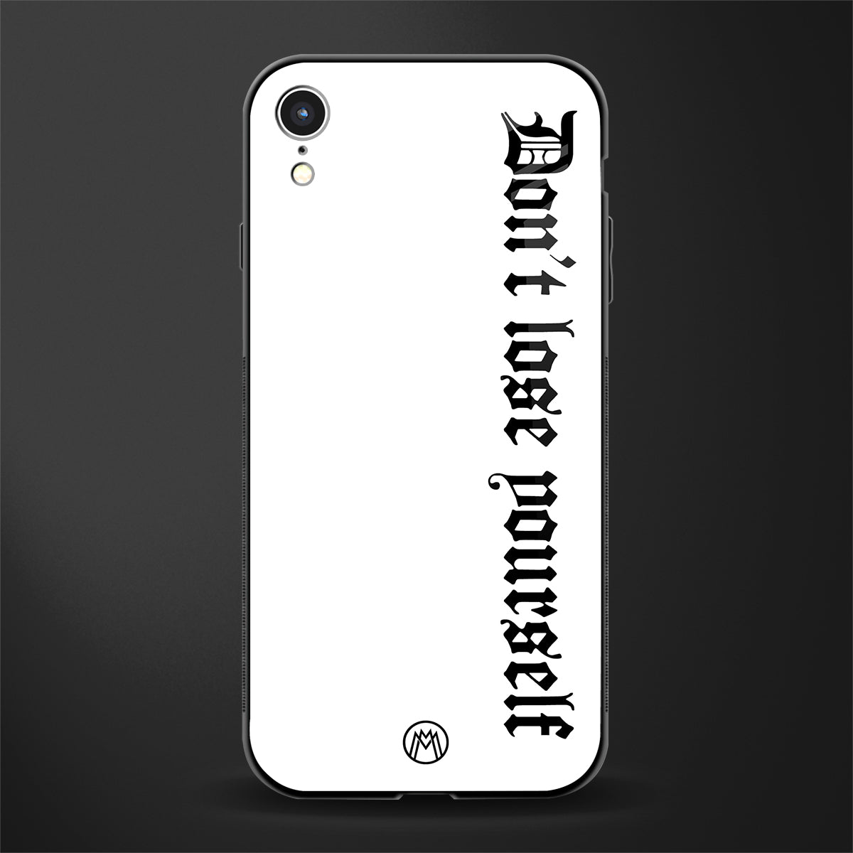 don't lose yourself glass case for iphone xr image