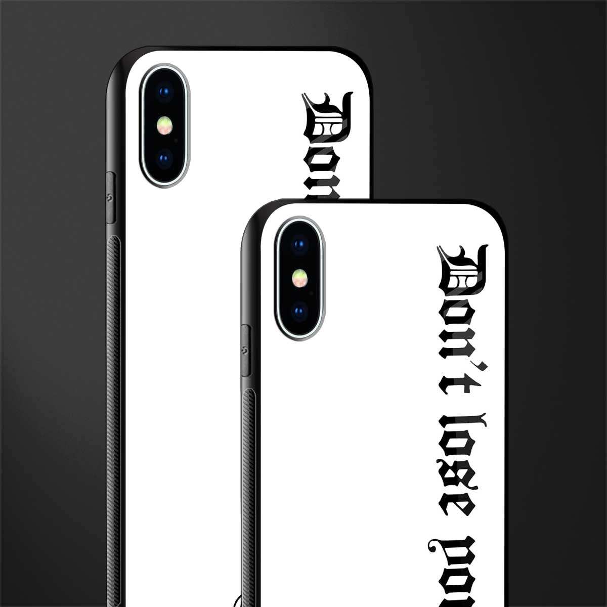 don't lose yourself glass case for iphone xs image-2