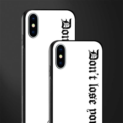 don't lose yourself glass case for iphone x image-2