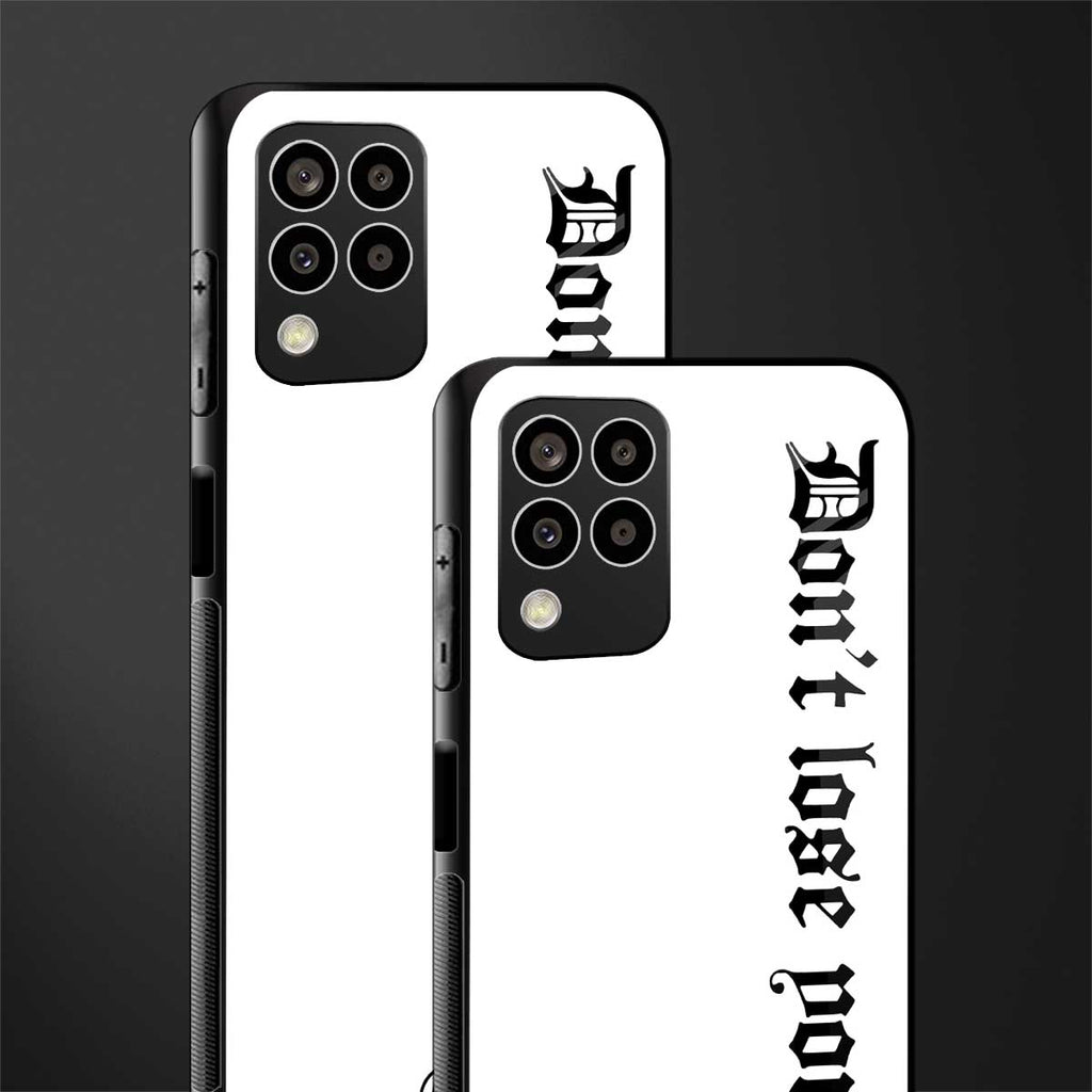 don't lose yourself back phone cover | glass case for samsung galaxy m33 5g