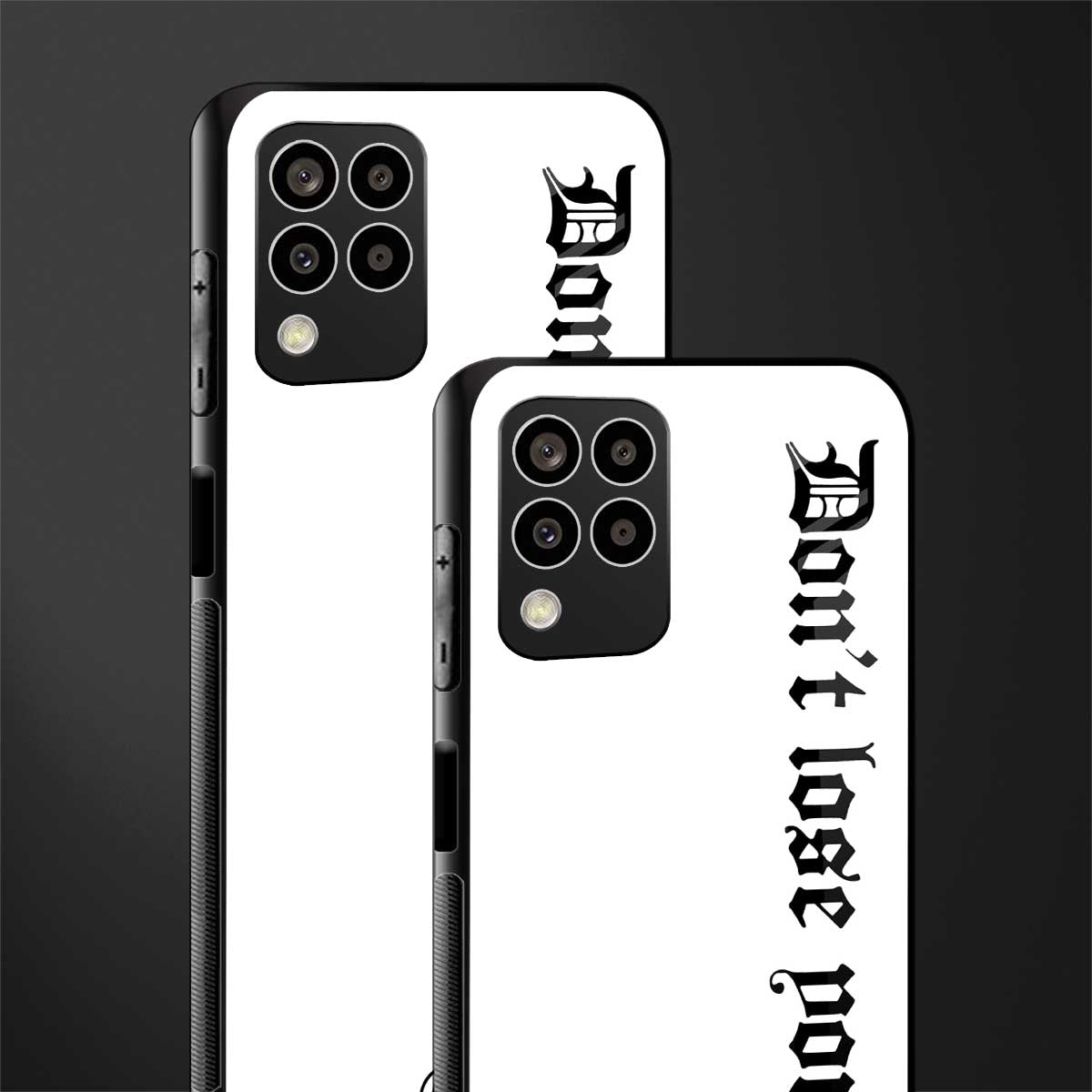 don't lose yourself back phone cover | glass case for samsung galaxy m33 5g