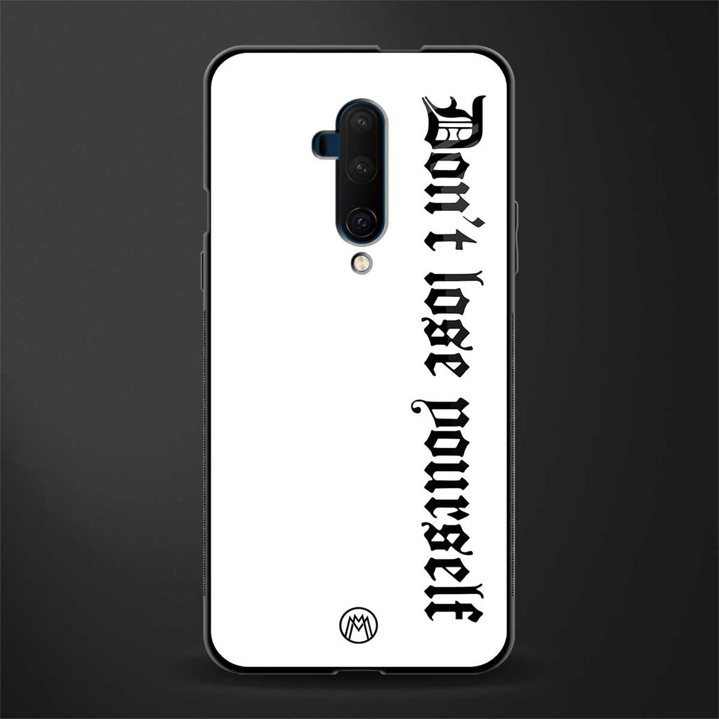 don't lose yourself glass case for oneplus 7t pro image