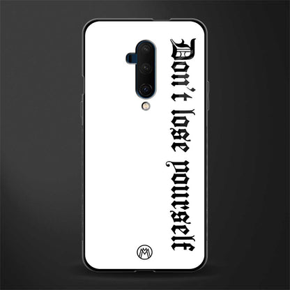don't lose yourself glass case for oneplus 7t pro image