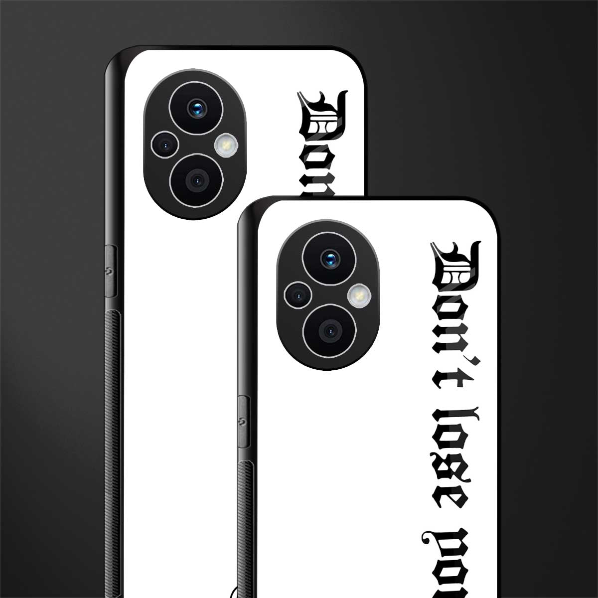 don't lose yourself back phone cover | glass case for oppo f21 pro 5g