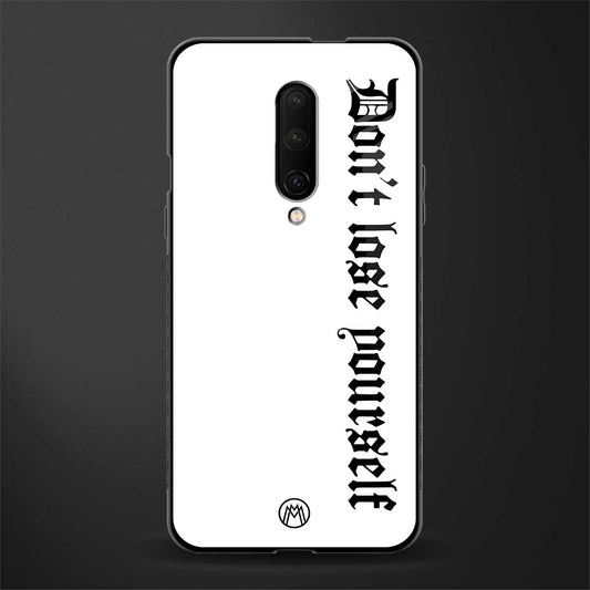 don't lose yourself glass case for oneplus 7 pro image