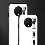 don't lose yourself glass case for oneplus 7t image-2