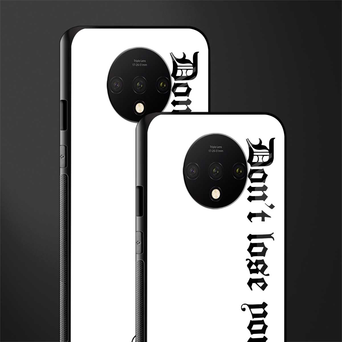 don't lose yourself glass case for oneplus 7t image-2