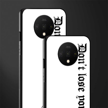 don't lose yourself glass case for oneplus 7t image-2