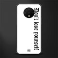 don't lose yourself glass case for oneplus 7t image