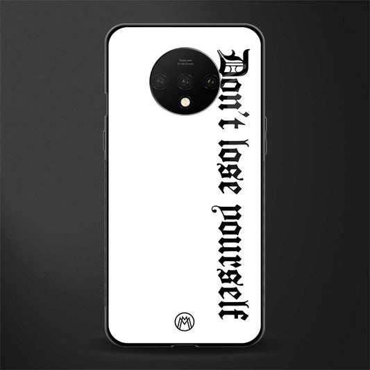 don't lose yourself glass case for oneplus 7t image