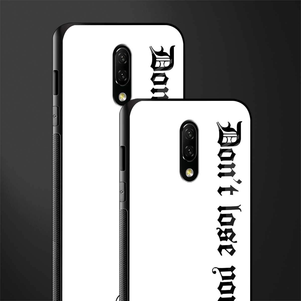 don't lose yourself glass case for oneplus 7 image-2