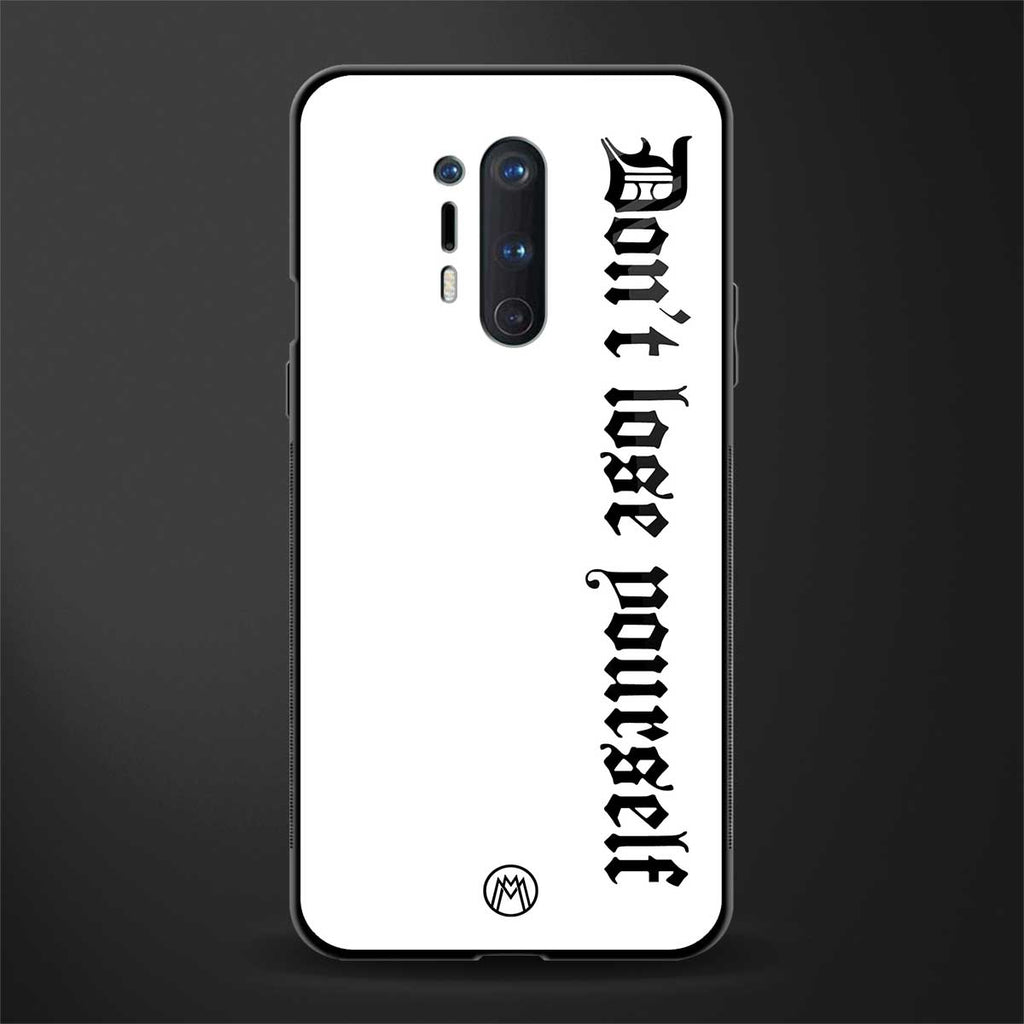 don't lose yourself glass case for oneplus 8 pro image