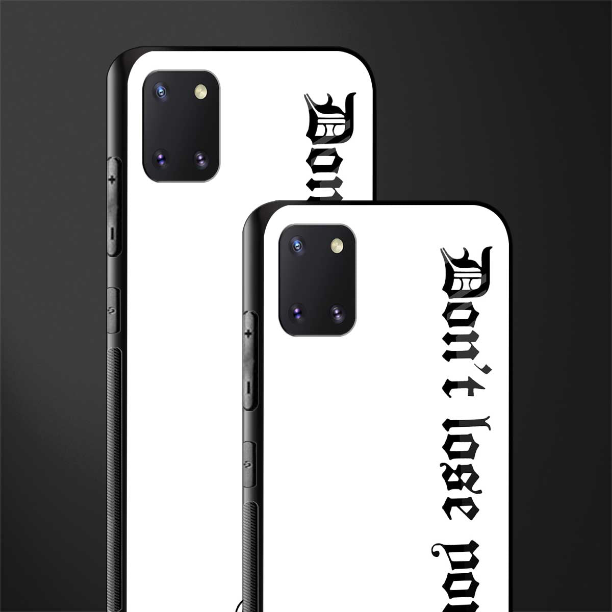 don't lose yourself glass case for samsung a81 image-2
