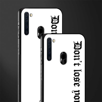 don't lose yourself glass case for samsung a21 image-2