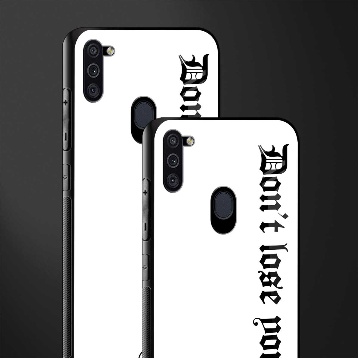 don't lose yourself glass case for samsung galaxy m11 image-2