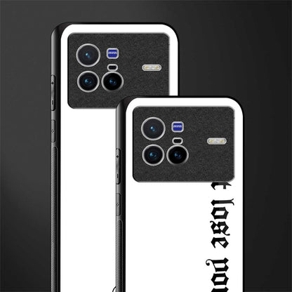 don't lose yourself glass case for vivo x80 image-2