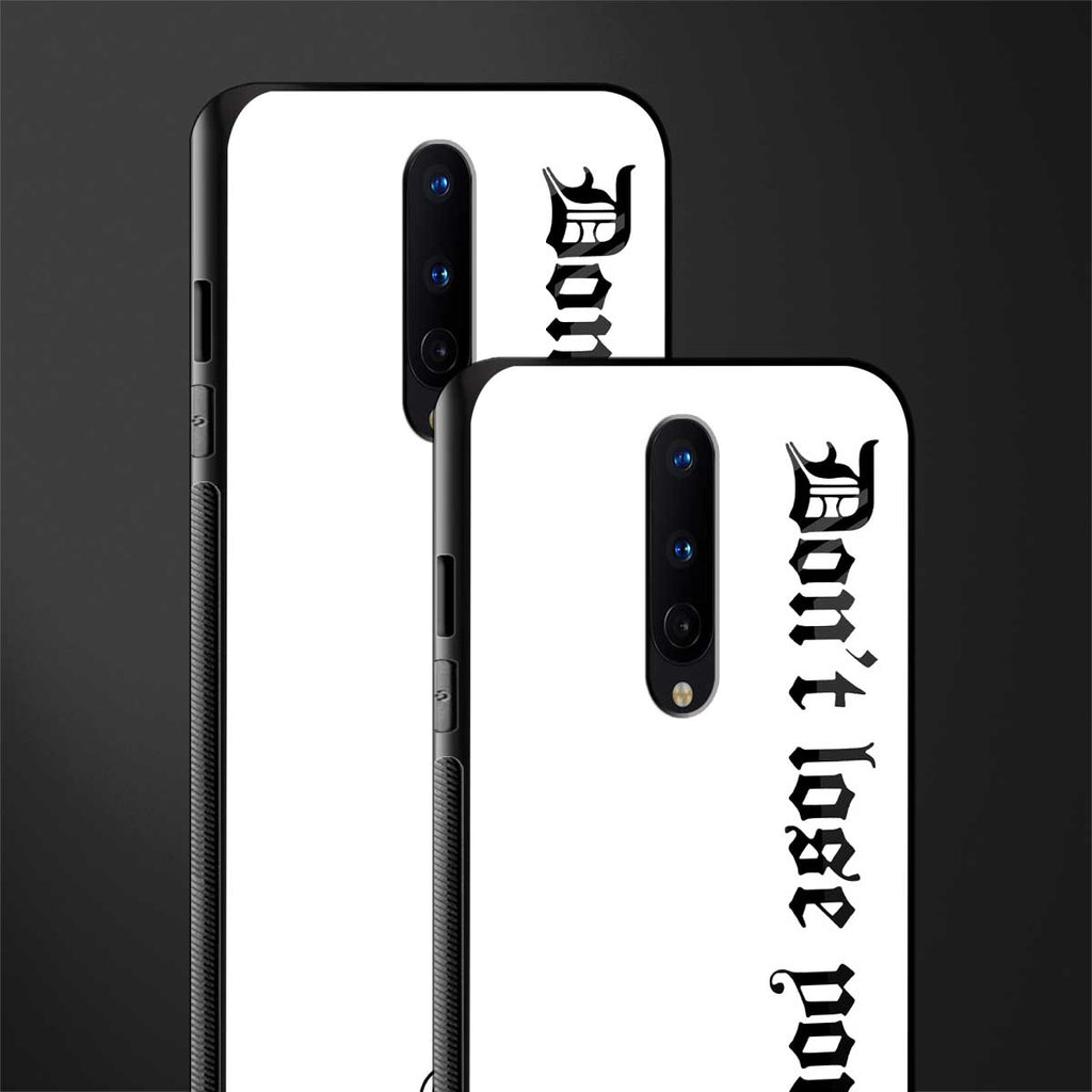 don't lose yourself glass case for oneplus 8 image-2