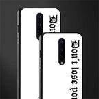 don't lose yourself glass case for oneplus 8 image-2