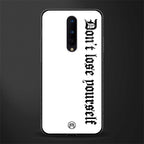 don't lose yourself glass case for oneplus 8 image
