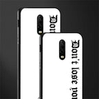 don't lose yourself glass case for oneplus 6t image-2