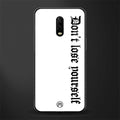 don't lose yourself glass case for oneplus 6t image