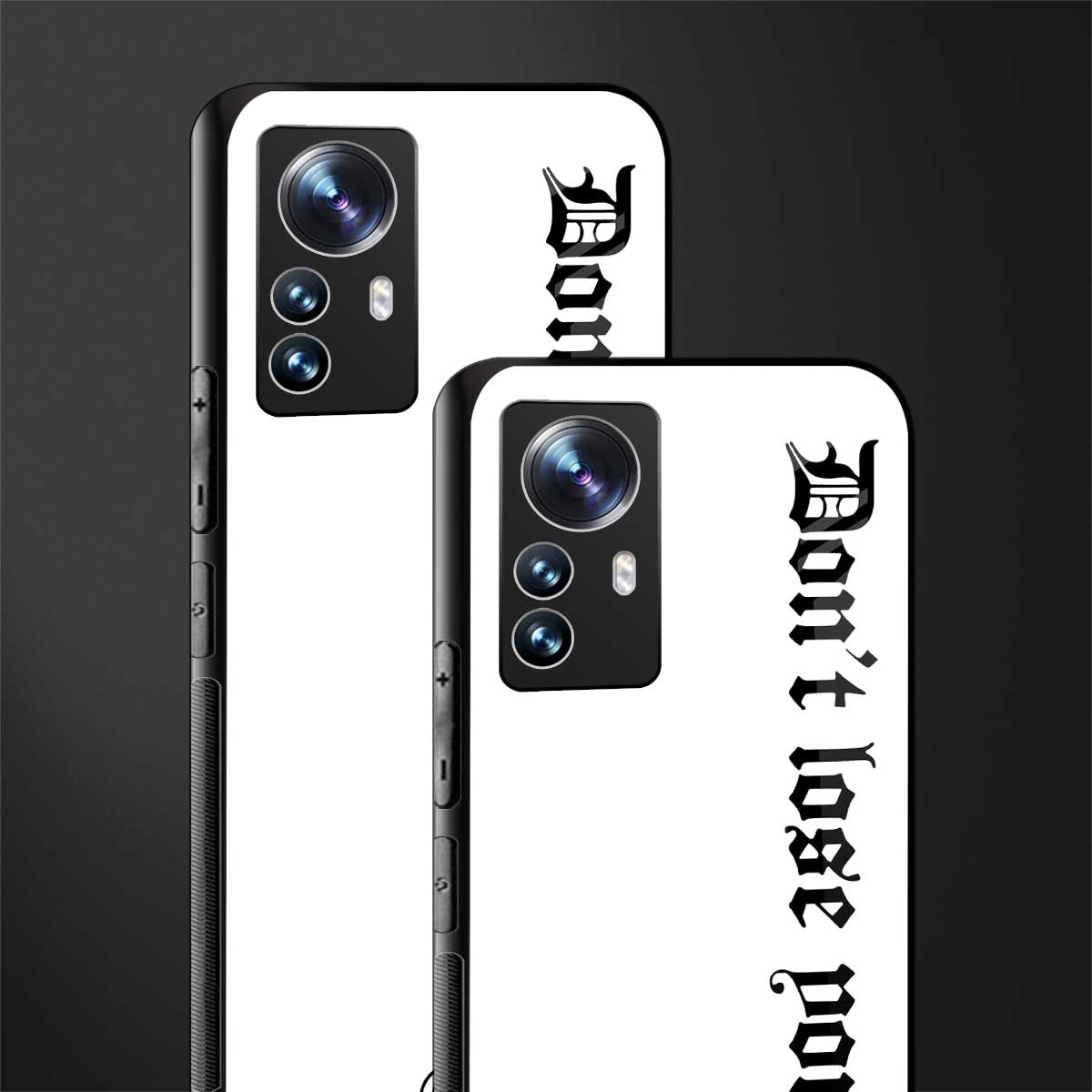 don't lose yourself back phone cover | glass case for xiaomi 12 pro