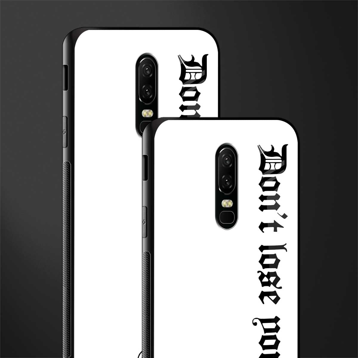 don't lose yourself glass case for oneplus 6 image-2