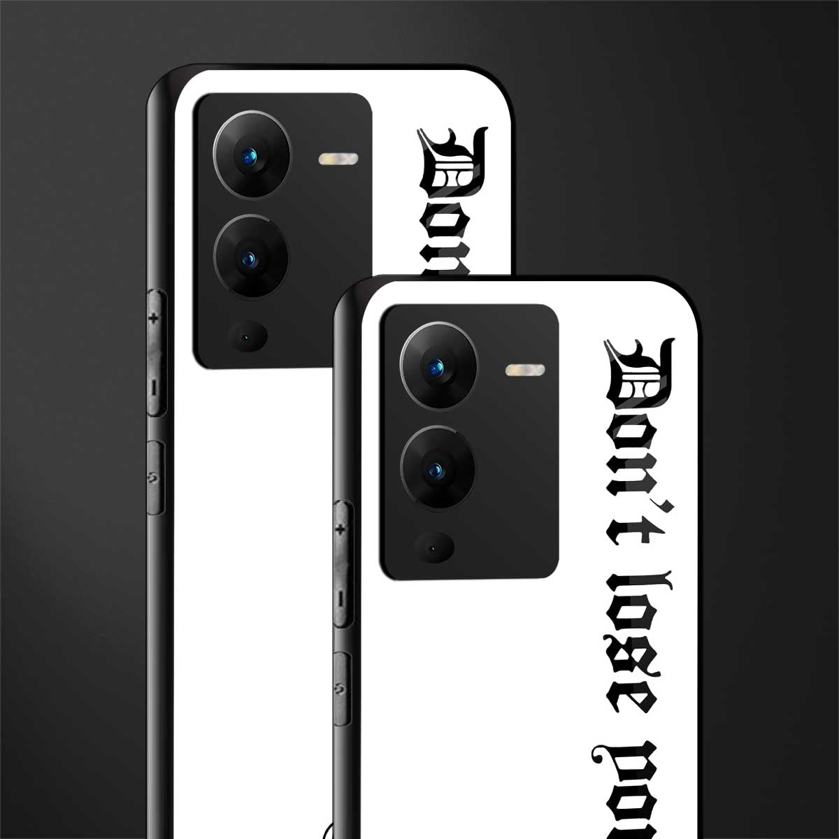 don't lose yourself back phone cover | glass case for vivo v25 pro 5g
