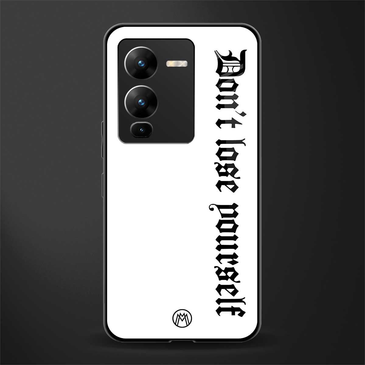 don't lose yourself back phone cover | glass case for vivo v25 pro 5g