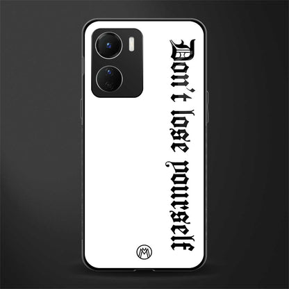 don't lose yourself back phone cover | glass case for vivo y16