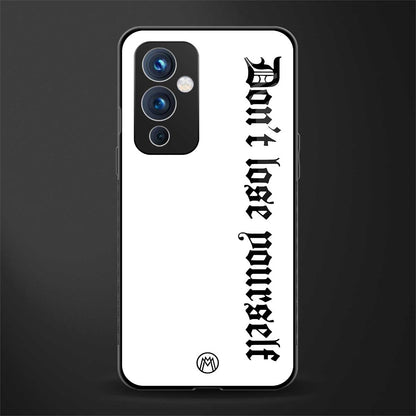 don't lose yourself back phone cover | glass case for oneplus 9