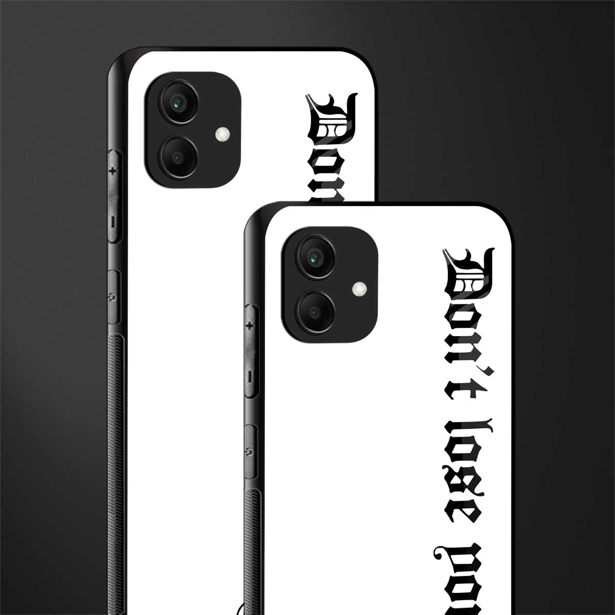 don't lose yourself back phone cover | glass case for samsung galaxy a04