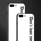 don't lose yourself glass case for iphone 7 plus image-2