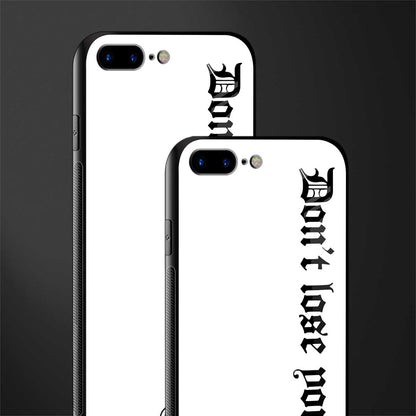 don't lose yourself glass case for iphone 7 plus image-2