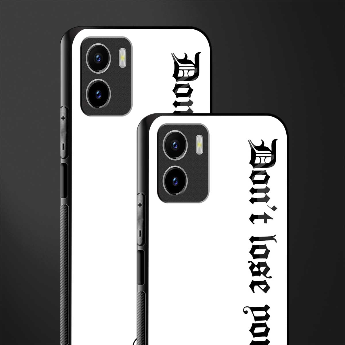 don't lose yourself back phone cover | glass case for vivo y72