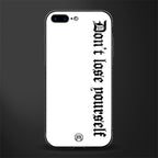 don't lose yourself glass case for iphone 8 plus image