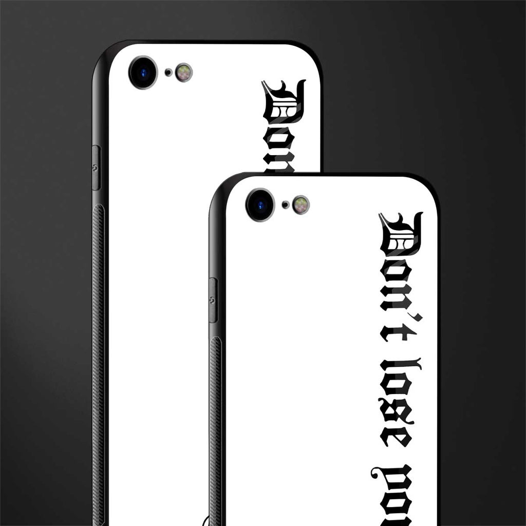 don't lose yourself glass case for iphone 8 image-2
