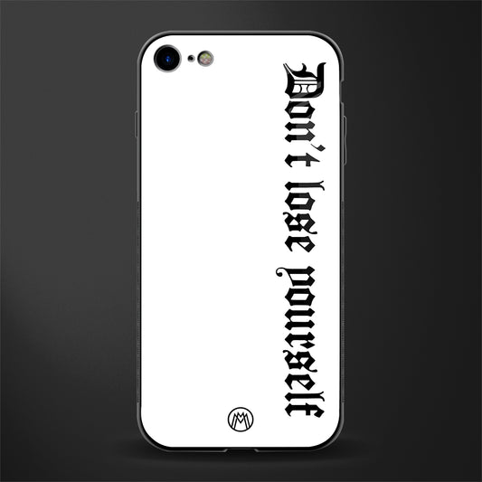 don't lose yourself glass case for iphone 8 image